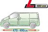 470-490 cm Mobile Garage autótakaró ponyva - L480 kisteherautó