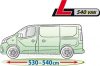 530-540 cm Mobile Garage autótakaró ponyva - L540 kisteherautó