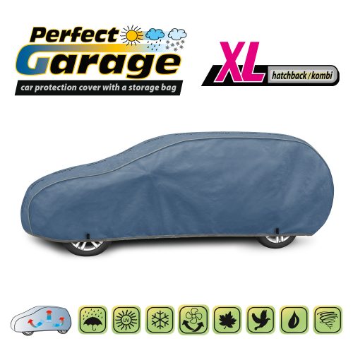 455-485 cm Perfect Garage autótakaró ponyva - XL kombi/hatchback
